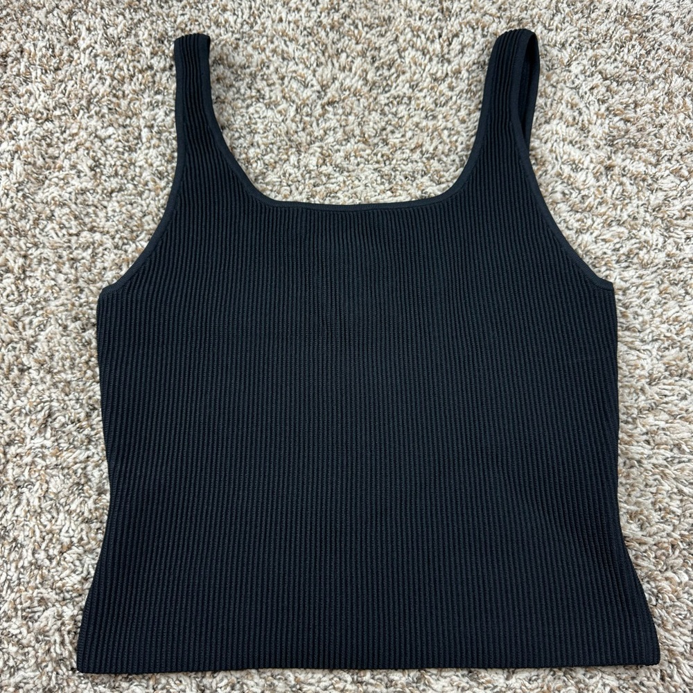 Aritzia Babaton Sculpt Knit Squareneck Tank $68